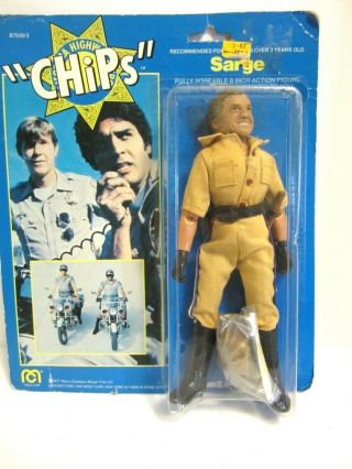 Mego - 1977 " Chips " 8 " Doll - " Sarge "
