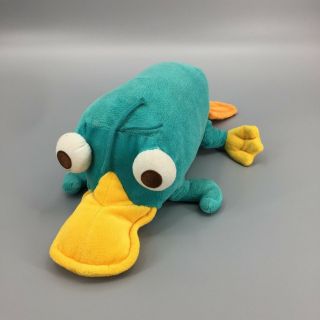 Disney Store Phineas & Ferb Perry The Platypus Plush 16 " Long Stuffed Animal
