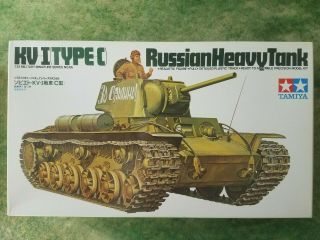 Tamiya 1:35 Kv I Kv - 1 Type C Russian Heavy Tank Wwii Plastic Model Kit 35066u