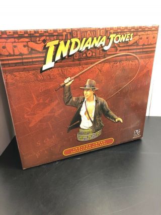 Indiana Jones Harrison Ford Mini Bust Statue By Gentle Giant Studios 1970 / 5000