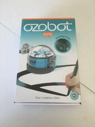 Ozobot Bit Starter Pack Smart Robot Toy Blue Stem Coding Robotics Club