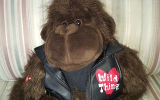 Dan Dee Wild Thing Brown Ape Gorilla Monkey Plush 21 " Tall