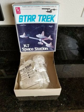 Vintage Amt Star Trek K - 7 Space Station Model Kit