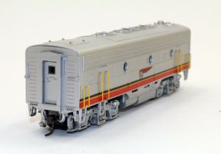 Custom Athearn Blue Box Emd F7b Diesel Locomotive Santa Fe Passenger Serv.  Ho