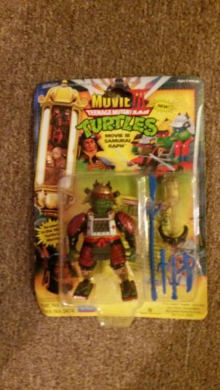 1 - 1992 Movie Lll Samurai Raph Teenage Mutant Ninja Turtles Figurines Playmate