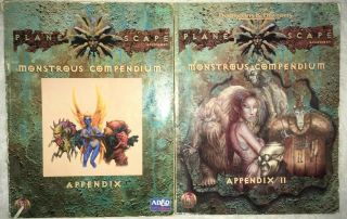 Advanced Dungeons & Dragons Planescape “monstrous Compendium Appendix I & Ii”