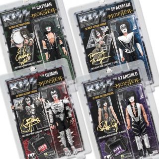 Kiss 12 Inch Action Figures Series 4 Monster Complete Set Of All 4