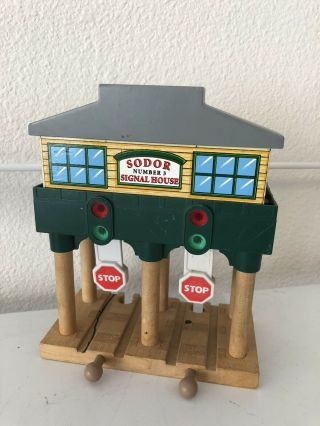 Sodor Signal House Number 3 Thomas The Train Engine Wooden Railway Lights