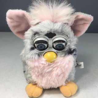 1998 70 - 800 Furby.  Not Pink With Gray & Black Spots