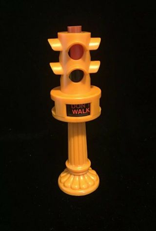 Vintage Sesame Street Fisher Price Little People Stop Light Changeable