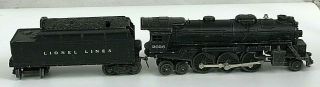 Lionel 2026 O Scale Steam Engine Locomotive & Coal Tender 6466t Lionel Lines