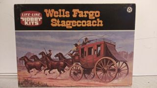 Vintage Life - Like 09682 Wells Fargo Stage Coach Plastic Model Kit