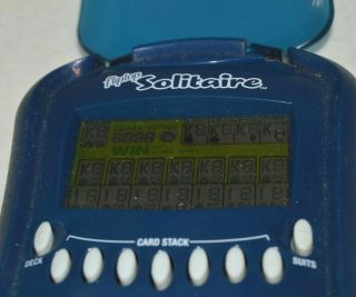 Radica Flip Top Solitaire Handheld Electronic Video Card Game With Light 4
