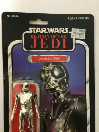 VINTAGE Star Wars Return Jedi Death Star Droid Kenner 77 Back 39080 1983 4