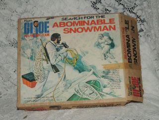 1973 Hasbro Gi Joe Adventure Team Sears Search For The Abominable Snowman In Ob