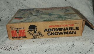 1973 Hasbro GI Joe Adventure Team Sears Search for the Abominable Snowman in OB 7