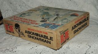 1973 Hasbro GI Joe Adventure Team Sears Search for the Abominable Snowman in OB 8