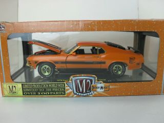 1/24 M2 Machines 1970 Mustang Mach 1 428 Twister Special Gold Chase 1 Of 300