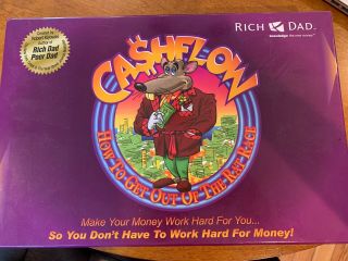 Rich Dad Cash Flow Investing 101 Board Game Robert Kiyosaki Cashflow Complete