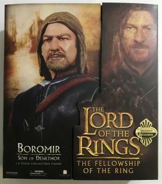Sideshow Lord Of The Rings 12 " 1:6 Scale Figure Boromir Son Of Denethor Misb