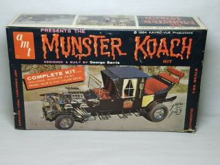1/25 Amt The Munster Koach Unsealed Model Kit