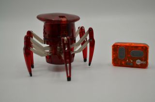 Hexbug Remote Controlled Spider Robotic Bug Red/orange Remote Batteries