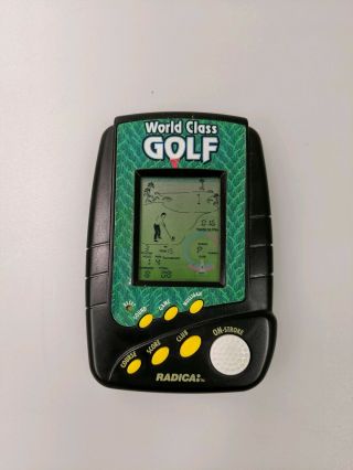 Radica World Class Golf Hand Held Video Game