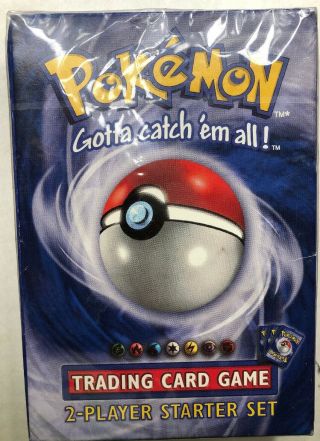 1st Ed Pokemon Card Base Trading Card Game Set 2 Player Starter Deck