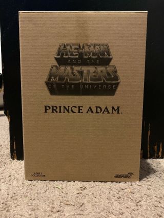 Sdcc 2018 Super7 Laughing Prince Adam He - Man Motuc Club Grayskull Classics