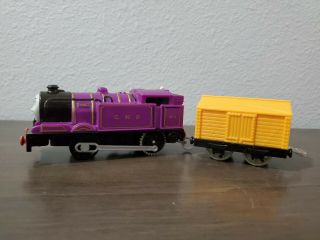 Thomas & Friends Ryan Trackmaster Motorized Train Engine /car Mattel 2013 Purple