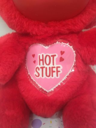 Vintage Valentine Plush Red Devil Hot Stuff Stuffed Animal Cute Love Gift 3
