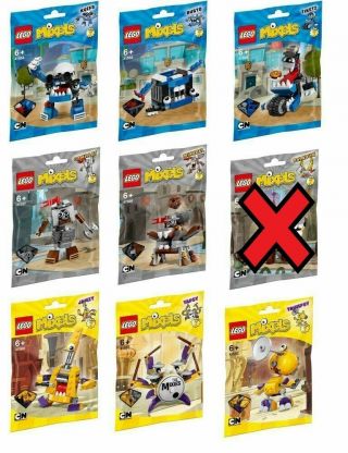 Lego Mixels - Series 7 Incomplete Set (set Of 8) - - Retired