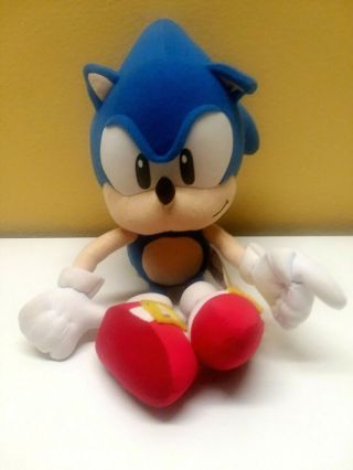 12 " Sonic The Hedgehog Stuffed Animal Plush Toy Collecitble Ge,  Authentic Sega