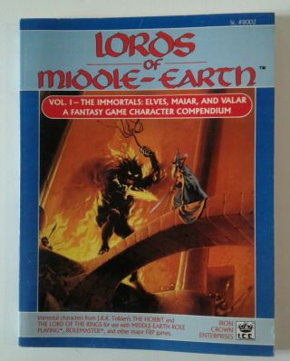 Lords Of Middle - Earth,  Vol 1 - The Immortals: Elves,  Maiar,  And Valar Ice Merp