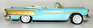 Scarce Vintage 1958 PONTIAC BONNEVILLE CONVERTIBLE Auto Dealer Promo Toy Vehicle 6