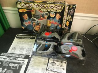 Laser Tag Challenge Team Force Set (toymax,  1998) 2 Players