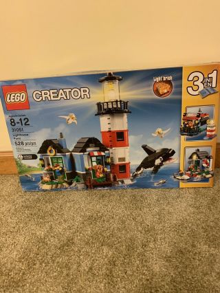Open Box Lego Creator 31051 3 In 1 Lighthouse Point