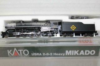 Kato N Scale Erie Heavy Mikado 2 - 8 - 2 3204 (126 - 3204)