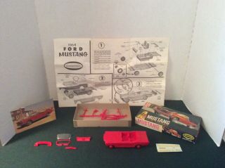 Aurora 1964 Ford Mustang model kit 1/32 scale (see below) 2