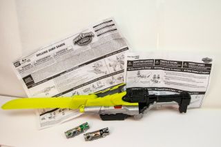 Power Rangers Deluxe Dino Saber With 2 Chargers And Instructions For Use