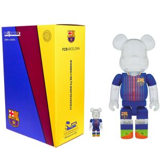 Medicom Bearbrick 100 400 Set Messi Soccer Fc Barcelona Be@rbrick In Us -
