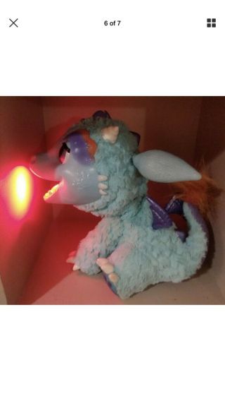Fur Real Friends Torch My Blazin ' Dragon Pet Toy Blue interactive Play Toy 2015 5