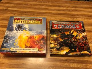 Games Workshop – Warhammmer Battle Magic Box & Warhammer Armies Chaos