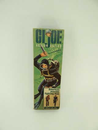 1964 Hasbro Gi Joe 7600 Action Sailor Single T.  M.  Box Top C5
