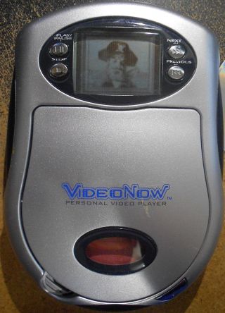 Videonow Personal Video Player W/6 Disks - Euc Tested/works