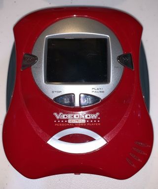 Red Hasbro VideoNow Personal Video Player Color with 9 Discs Plus More 2