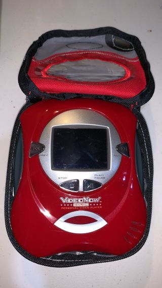 Red Hasbro VideoNow Personal Video Player Color with 9 Discs Plus More 3