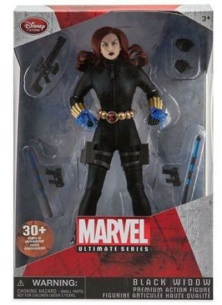 Disney Store Marvel Ultimate Series Black Widow Premium 10 " Action Fabric Outfit