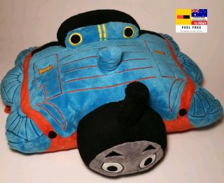 Thomas The Tank Engine Pillow Pet Plush Toy.  50cm X 40cm Vgc