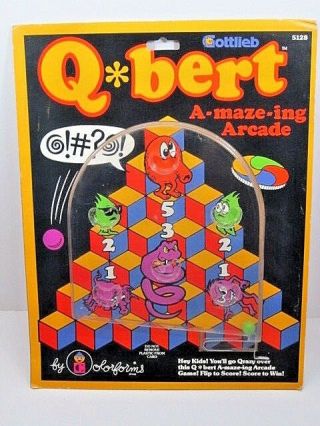 Vintage 1983 Q - Bert Arcade Maze Game Gottlieb 1980  S Toy Qbert Q Bert